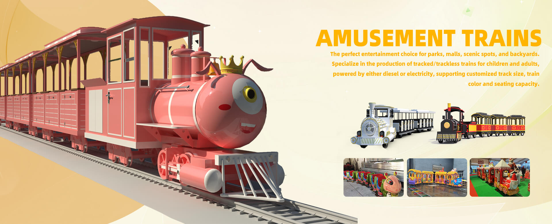 DINIS Amusement Train Rides for Sale Cheap price