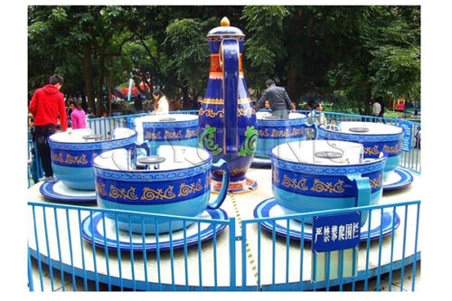 Passeio de xícara vintage de estilo chinês